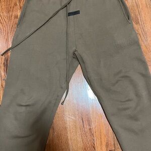 Fear of God Essentials Olive Joggers